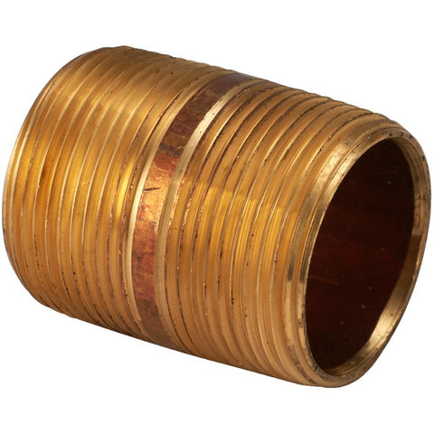 1-1/4" x 2" Brass Nipple