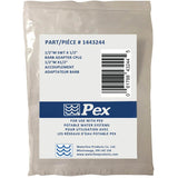 1/2" PEX  x 1/2" MPT Copper Sweat Brass Adapter