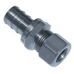 1/2" PEX  x 3/8" Compression Brass Straight Adapter