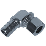 1/2" PEX  x 3/8" Compression Brass 90 Degree Elbow
