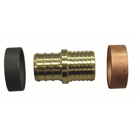 1/2" PEX x 1/2" PB Brass Coupling