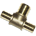 1/2" x 1/2" x 3/4" PEX Brass Tee
