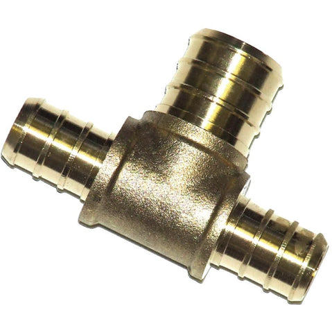 1/2" x 1/2" x 3/4" PEX Brass Tee