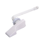 White Short Toilet Lever