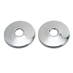 1/2'' Copper or 3/8" IPS Pipe Flanges - Chrome Plated Steel, 2 Pack