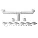 1-1/2 inch(s) x 16 inch(s) Waste Drain, with Centre Outlet