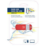 Red 16GB USB Flash Drive