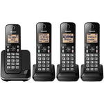 Panasonic KXTGC384B Dect_6.0 4-Handset Landline Telephone