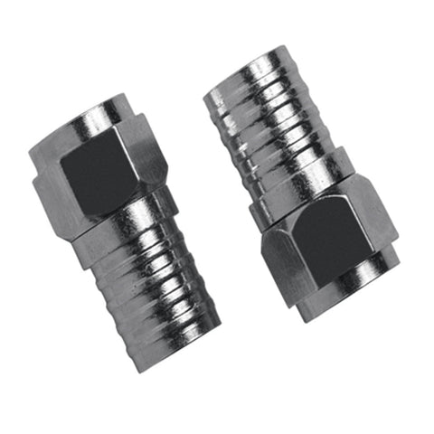 RG6 Outdoor Weatherproof Burial Grade Connectors - 2 Pack