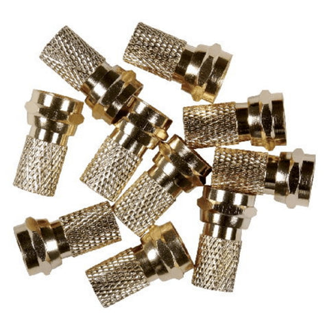 RG6 Twist-On Connectors - 10 Pack