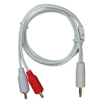 0.9M/3' Adapter Cable, with 3.5mm Premium Plug - White