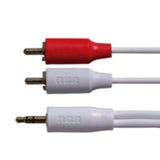 0.9M/3' Adapter Cable, with 3.5mm Premium Plug - White