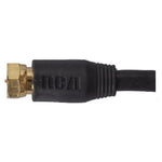 15.2M/50' RG6 Black Indoor/Outdoor Coax Cable, with Connector