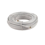 15.2M/50' RG6 White Indoor/Outdoor Coax Cable