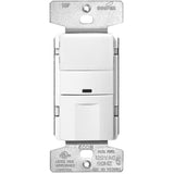 (White) - Eaton OS306U Motion Sensor Light Switch, 600 Watts, 1 or 2 switch locations,White