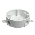 White Weatherproof Round T-Box