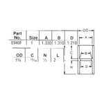 Schedule 40 PVC Coupling - 1"