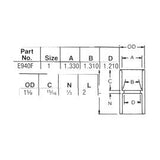 Schedule 40 PVC Coupling - 1"