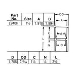 Schedule 40 PVC Coupling - 1-1/2"