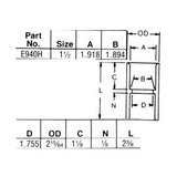 Schedule 40 PVC Coupling - 1-1/2"