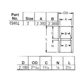 Schedule 40 PVC Coupling - 2"