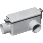 Schedule 40 PVC LL Shaped Conduit Body - 1/2"