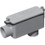 Schedule 40 PVC LB Shaped Conduit Body - 1/2"