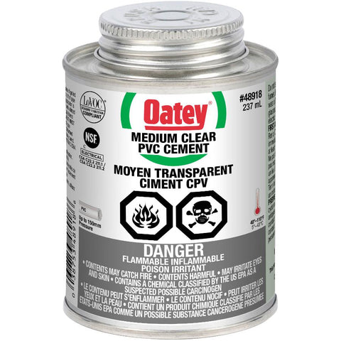 Medium Clear Solvent Cement - 237 ml