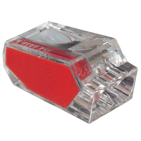 10 Pack 2 Port Push-In Wire Connectors