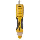 Sperry Instruments New Patent Pending Dual Check 2-in-1 Tester, 50-1000V AC Non-Contact Voltage Detector, GFCI Outlet Circuit Analyzer, 1/Ea