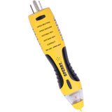 Sperry Instruments New Patent Pending Dual Check 2-in-1 Tester, 50-1000V AC Non-Contact Voltage Detector, GFCI Outlet Circuit Analyzer, 1/Ea