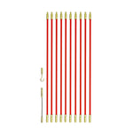 12 Piece 10m Cable Rod Set