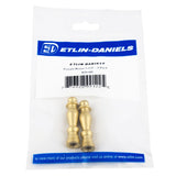 2 Pack 1-1/2" Brass Finials