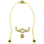 10" Brass Harp Set