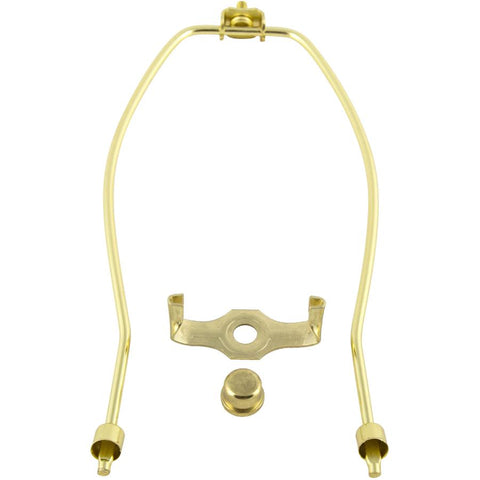 10" Brass Harp Set