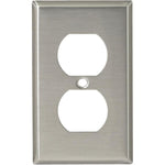 Stainless Steel Duplex Receptacle Plate