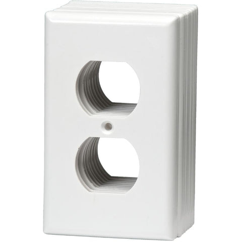10 Pack White Duplex Receptacle Plates