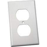 10 Pack White Duplex Receptacle Plates