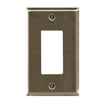 1 Device Brushed Nickel Switch Plate