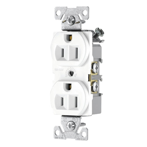 Heavy Duty White Side Wire Receptacle