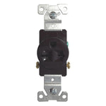 15 Amp 250V Brown Single Receptacle