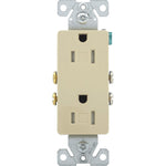 15 Amp Ivory Tamper Resistant Decorator Receptacle