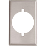 Steel Aluminum Finish Plate Receptacle