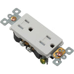15 Amp White Decora Tamper Resistant Receptacle