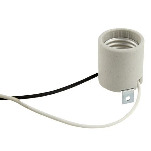 L-Brick Porcelain Light Socket