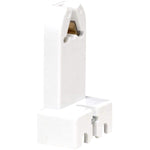 White Bipin Fluorescent Lamp Holder