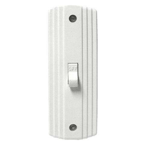 Single Pole White Surface Toggle Switch