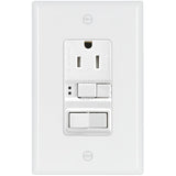 Eaton TRSGF15W-M-L 15-Amp Decorator Outlet GFCI Protection Residential