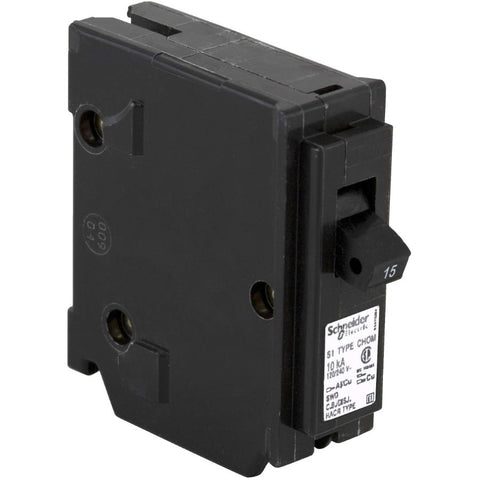 15 Amp Single Pole Plug-On Circuit Breaker
