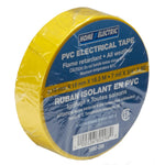 PVC Electrical Tape - Yellow, 7 mil x 3/4" x 60'